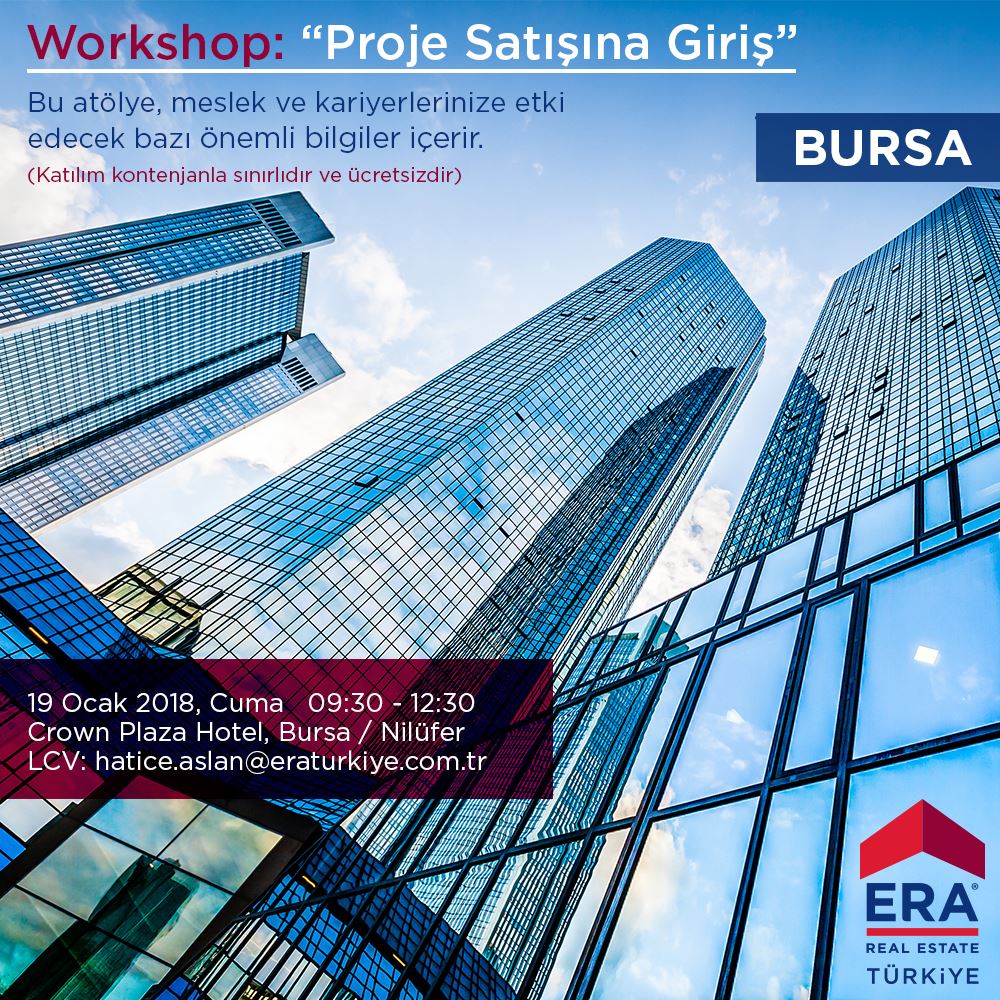 Proje Satışına Giriş Workshop'u ERA Semineri