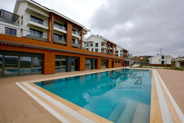 İNANLAR TERRACE VADİ'DE DENİZ MANZARALI KİRALIK 1+1 DAİRE
