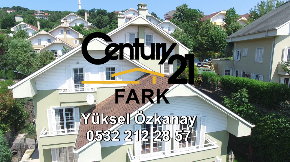 CENTURY21 FARK 'TAN BEYKOZ KONAKLARINDA KÖŞE KONUMDA ÖZEL VİLLA